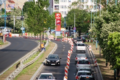 Od dziś zmiana organizacji ruchu  na al. Piłsudskiego